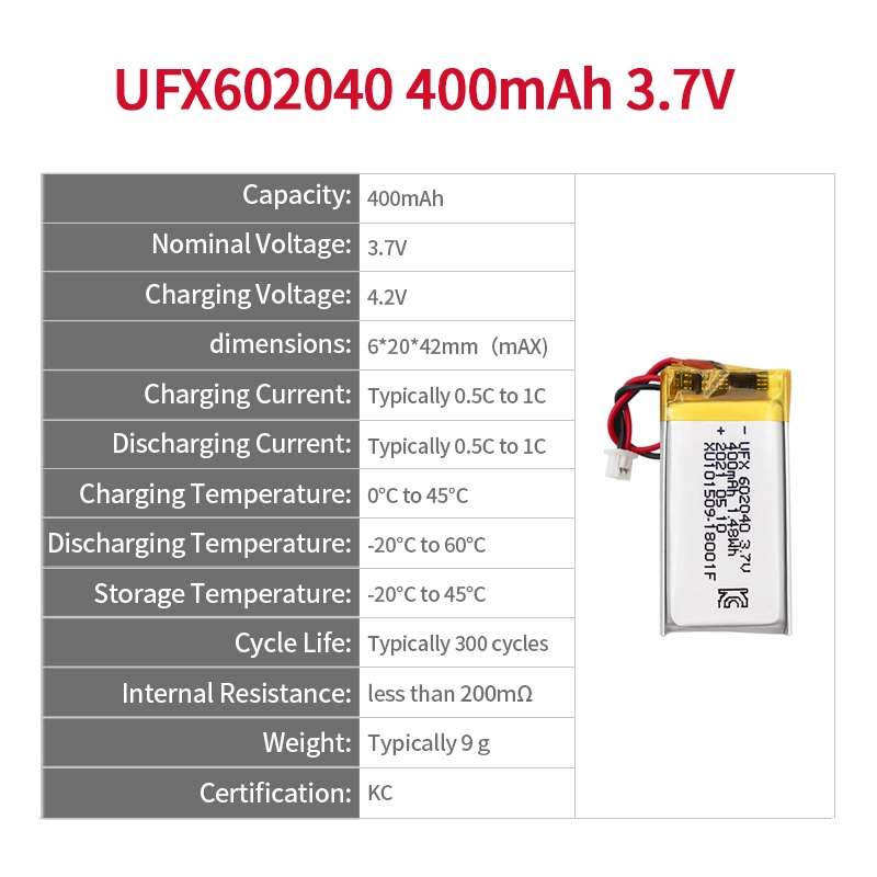 Ufine lithium-ion battery detail image 2