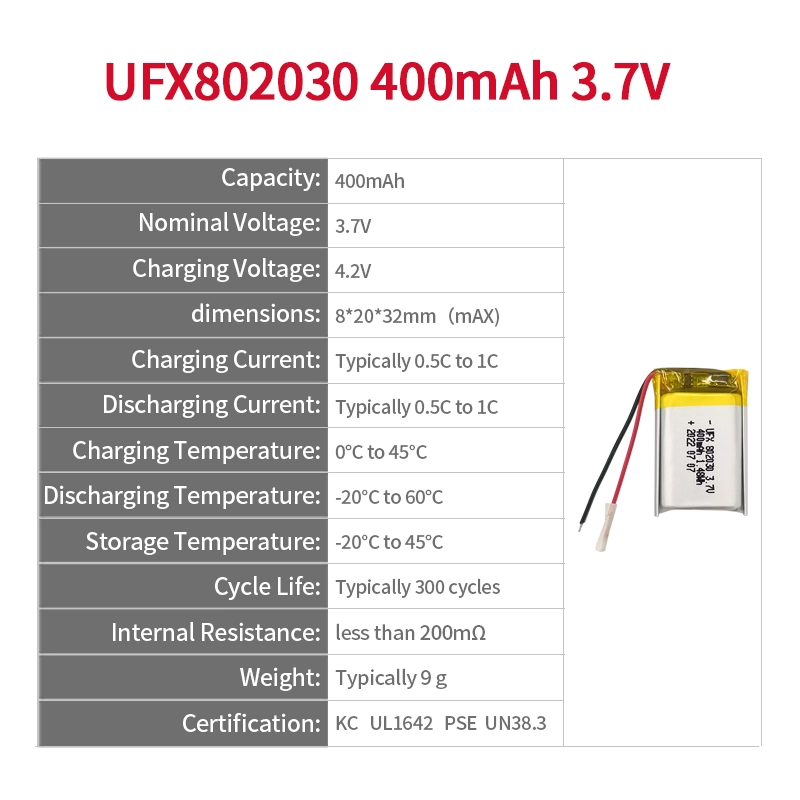 Ufine lithium-ion battery detail image 2