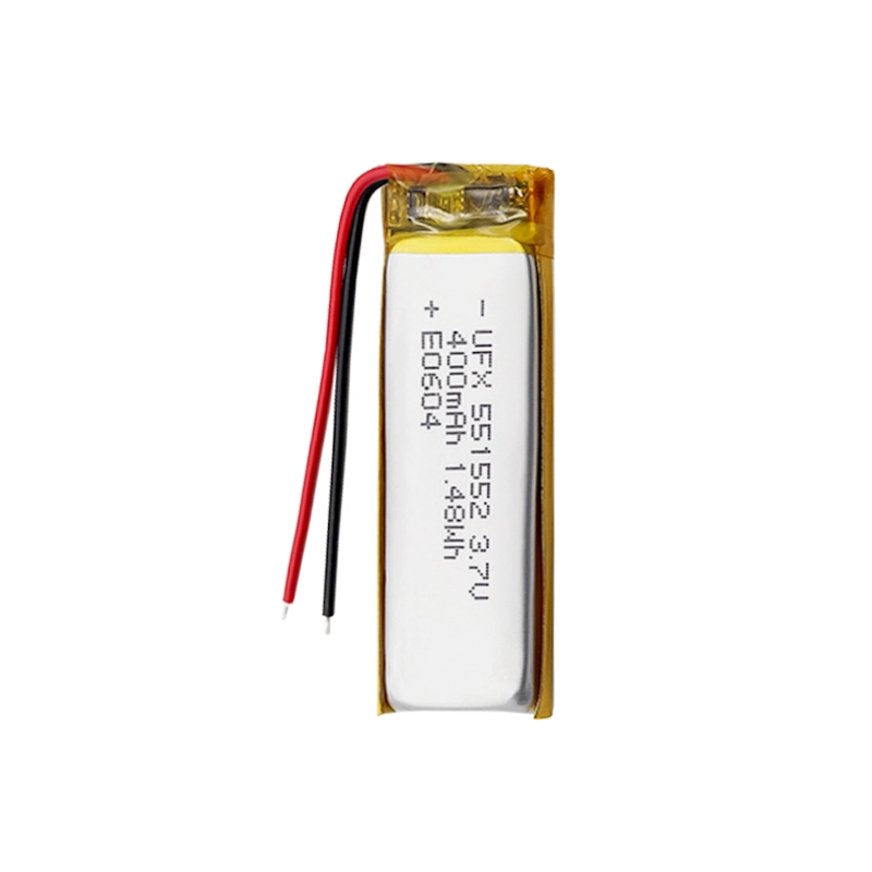 3.7V 400mAh Lithium Polymer Battery UFX0481-12 01