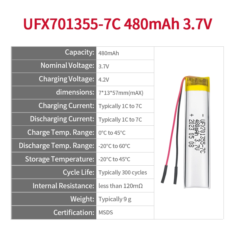 Ufine lithium-ion battery detail image 2