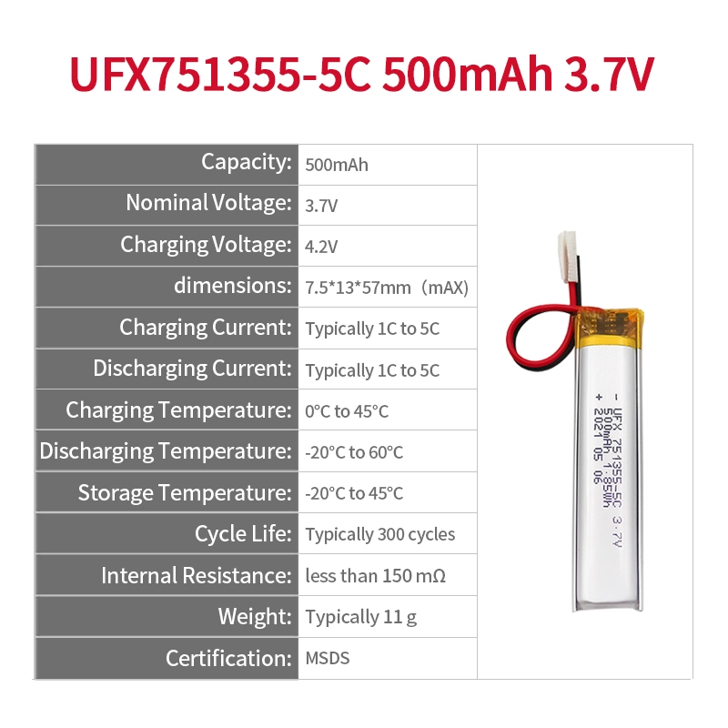 Ufine lithium-ion battery detail image 2