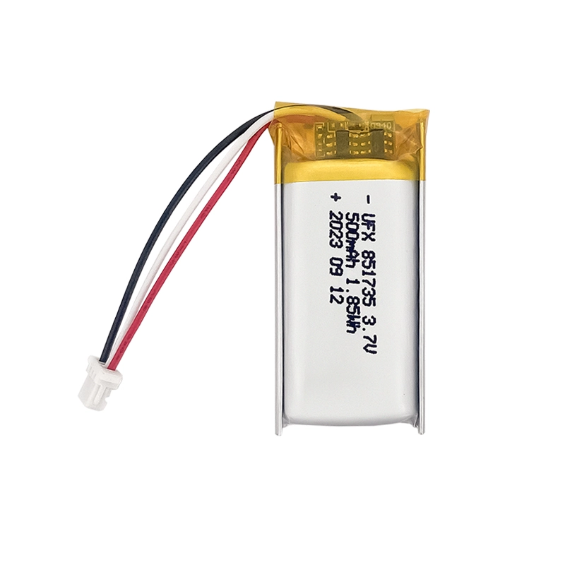 3.7V 500mAh Lithium Polymer Battery UFX0482-12 01