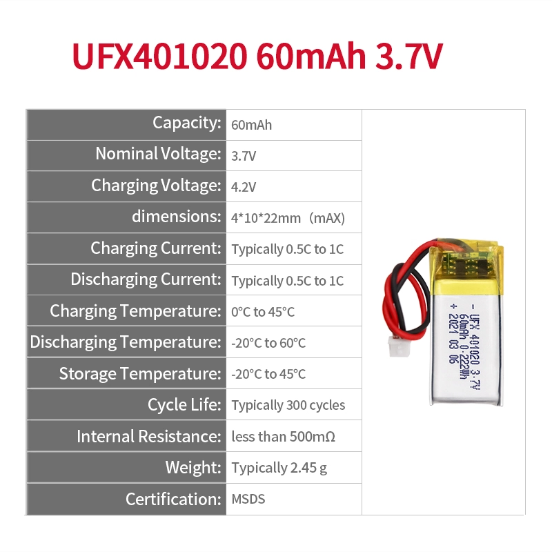 Ufine lithium-ion battery detail image 2