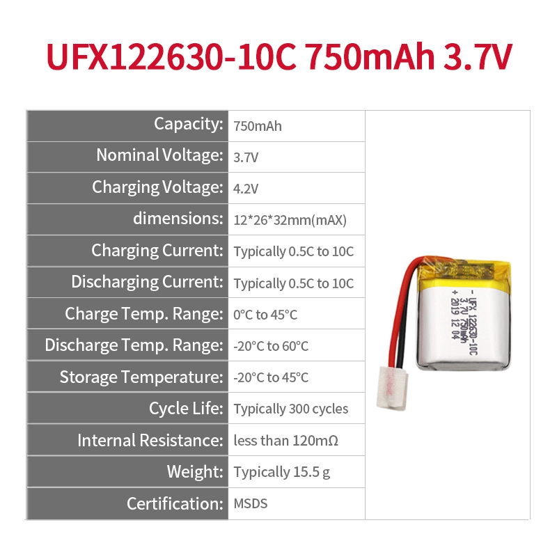 Ufine lithium-ion battery detail image 2