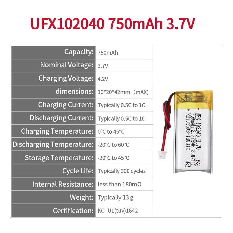 Ufine lithium-ion battery detail image 2