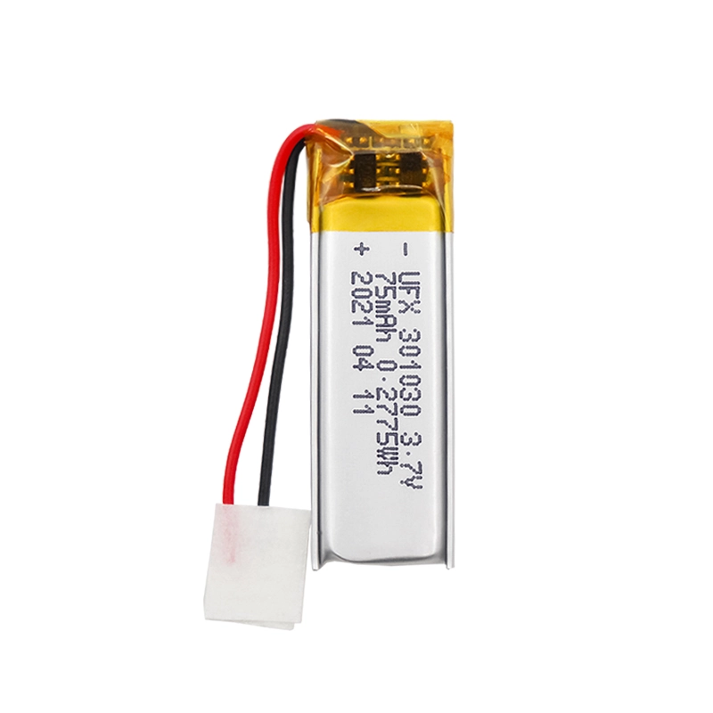 3.7V 75mAh Lithium Polymer Battery UFX0509-08 01