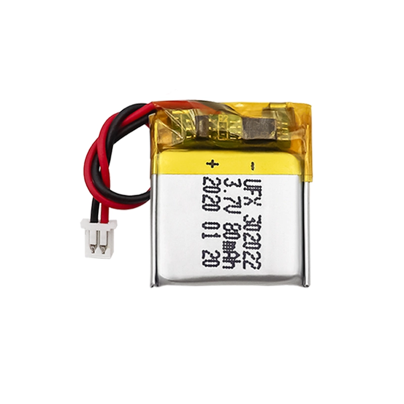 3.7V 80mAh Lithium Polymer Battery UFX0507-08 01