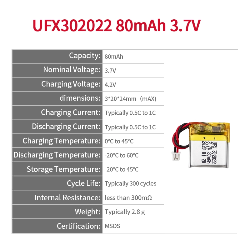 Ufine lithium-ion battery detail image 2