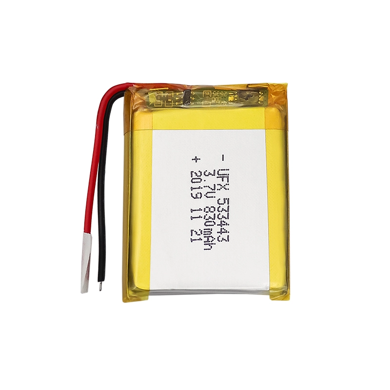 3.7V 830mAh Lithium Polymer Battery UFX0479-12 01