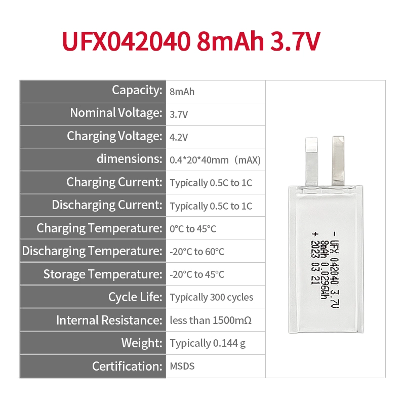 Ufine lithium-ion battery detail image 2