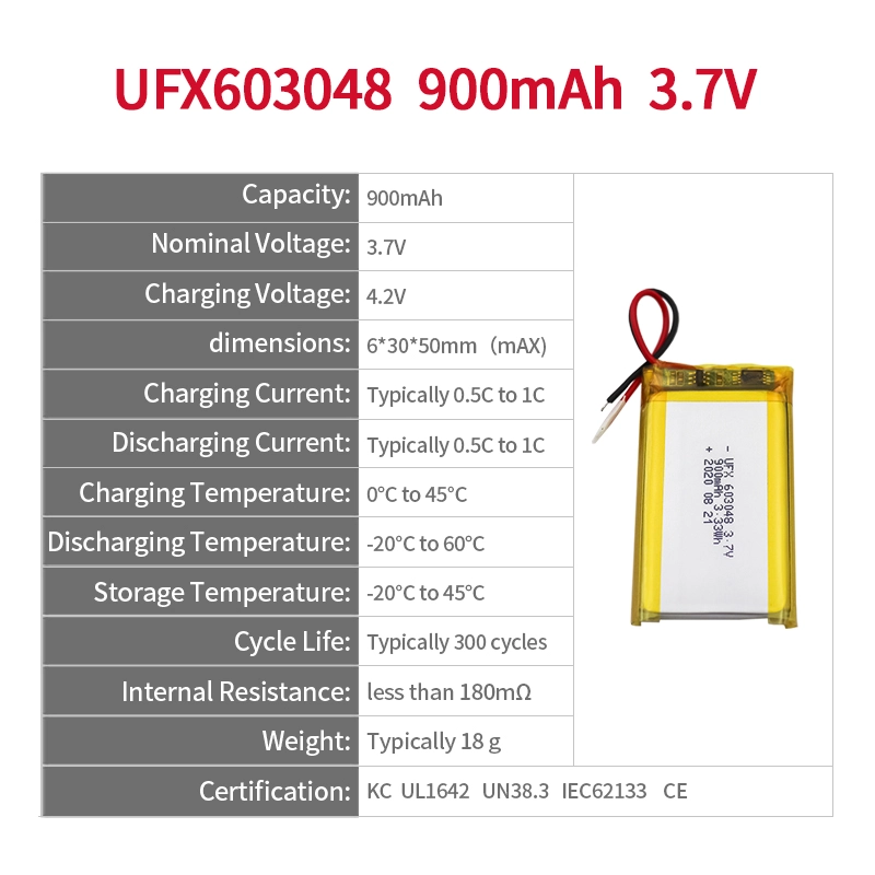 Ufine lithium-ion battery detail image 2