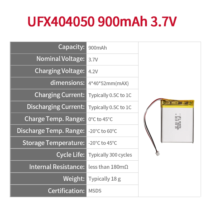 Ufine lithium-ion battery detail image 2