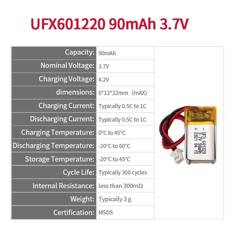 Ufine lithium-ion battery detail image 2