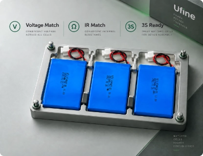 654065-3S lithium battery cell matching