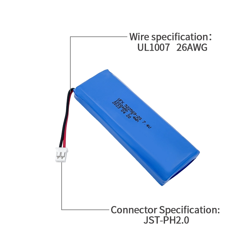 2PCS 7.4V 2800mAh Lithium Battery For HS700 Four Axis Aircraft Remote Control Dr