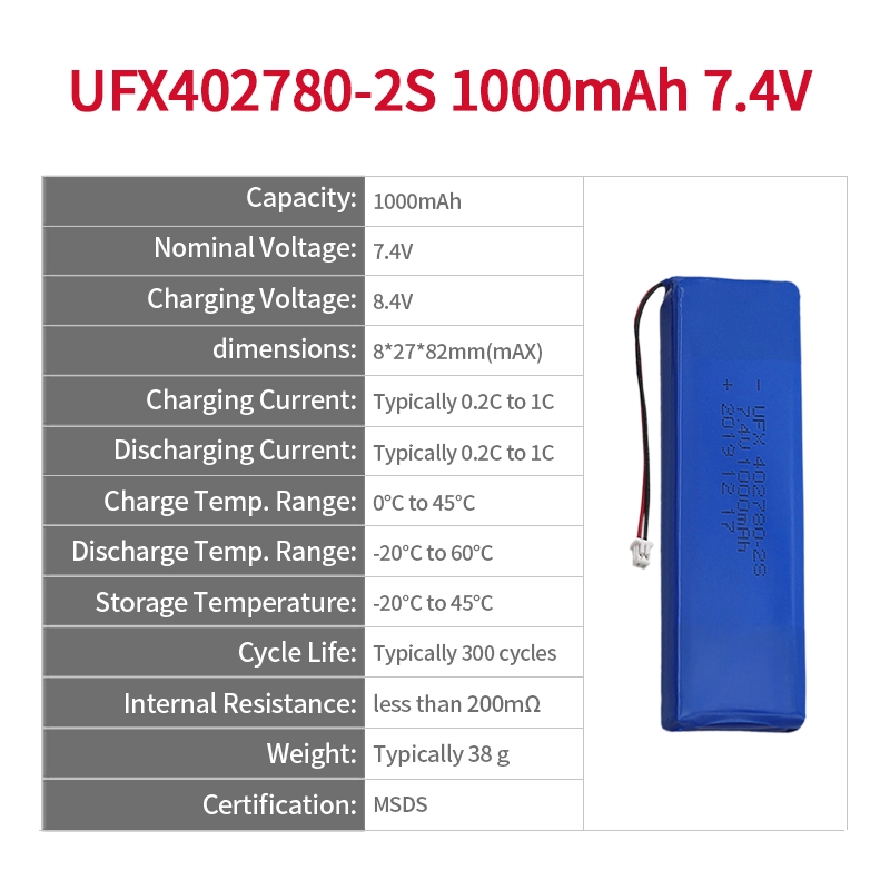 Ufine lithium-ion battery detail image 2