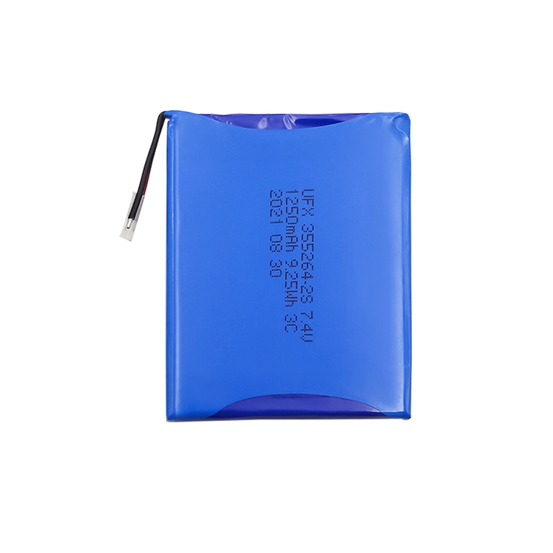 7.4V 1250mAh Lithium ion Battery Pack UFX0128-02 01