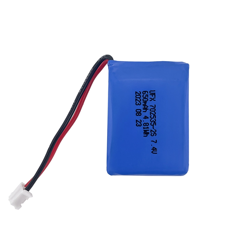 7.4V 650mAh Lithium ion Battery Pack UFX0458-12 01