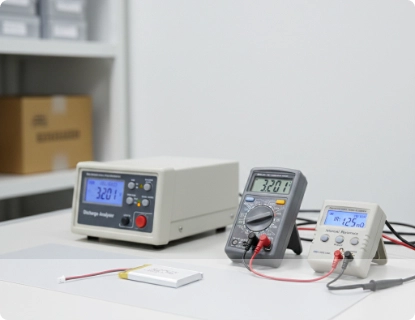 batch testing 502540 battery