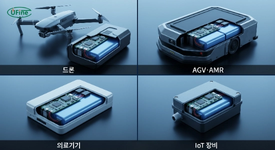 드론 로봇 의료기기 IoT 장비에 적용되는 배터리 보호 회로 사례