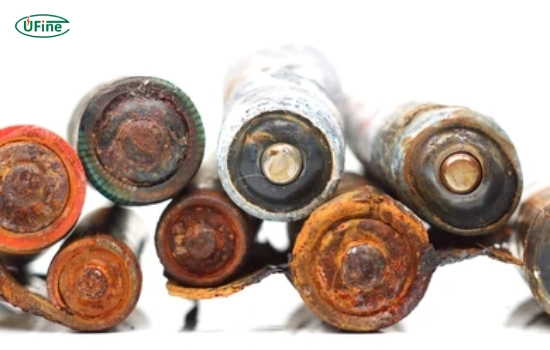 what is battery rust