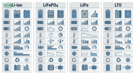 best lithium battery types comparison Li-ion LiFePO4 LiPo and LTO batteries