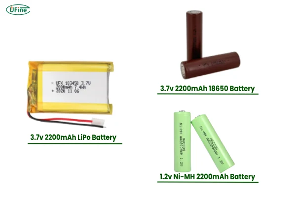 2200 mah battery chemistry