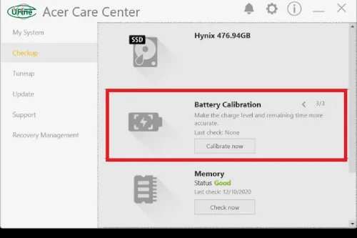 what is battery calibration