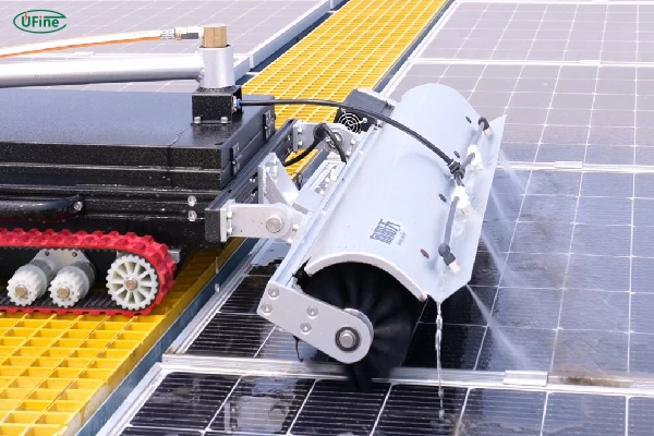 automatic cleaning of solar panels