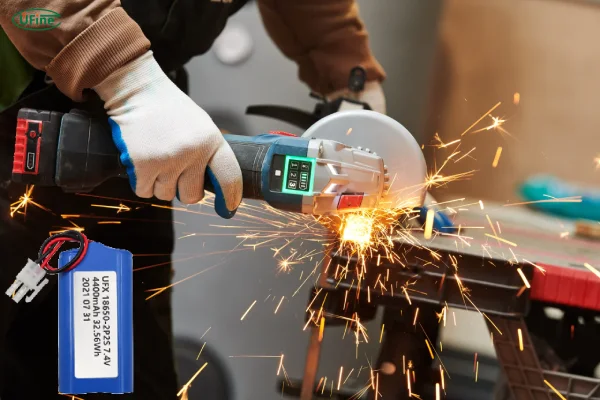battery affect the performance of the angle grinder