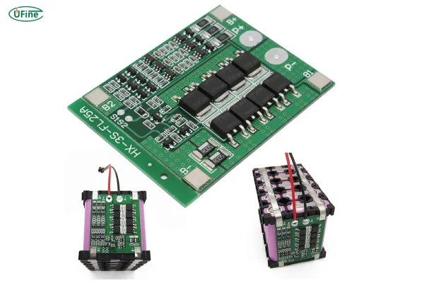 battery back with pcb
