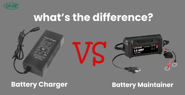 battery charger vs battery maintainer
