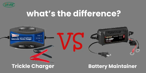 battery maintainer vs trickle charger