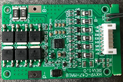 bms circuit board and protection components