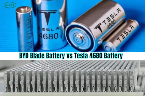 byd blade battery vs tesla 4680 battery