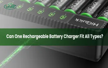 can one rechargeable battery charger fit all types