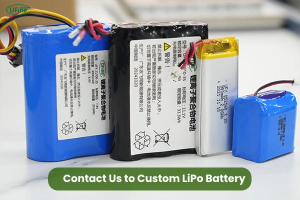 contact us to custom lipo battery