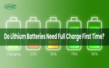 do lithium batteries need to be fully charged before first use