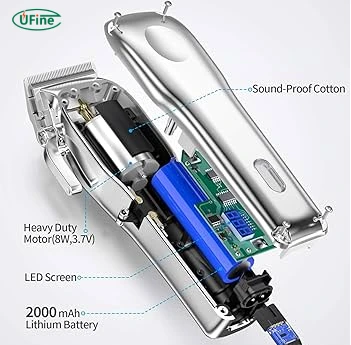 hair clipper battery structure