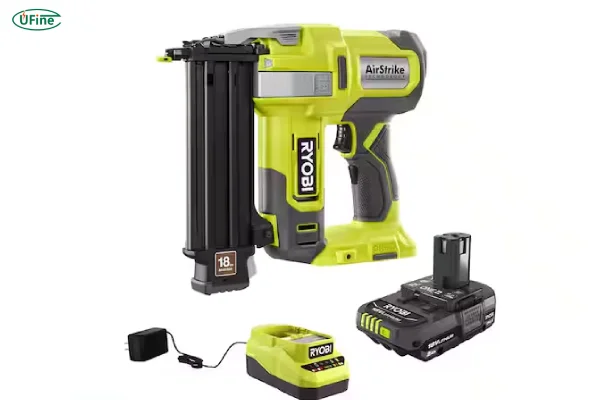 how does a battery nail gun work