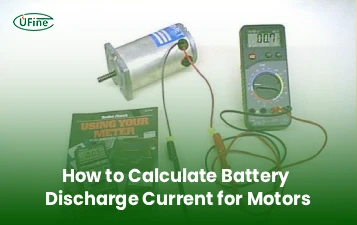how to calculate battery discharge current for motors