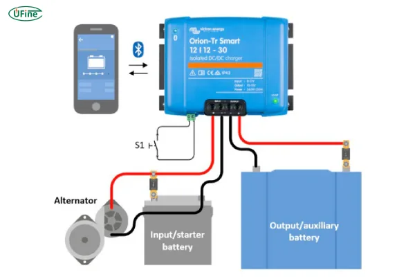how to charge the battery in alternator
