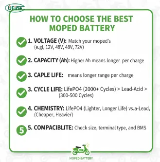 how to choose a moped battery