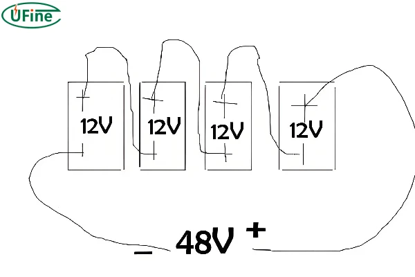 how to connect lithium batteries in series