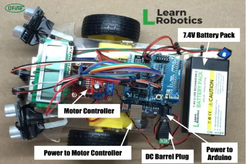 how to power your arduino mobile robot
