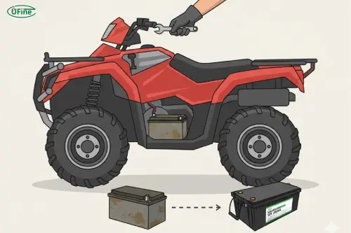 how to replace a quad battery