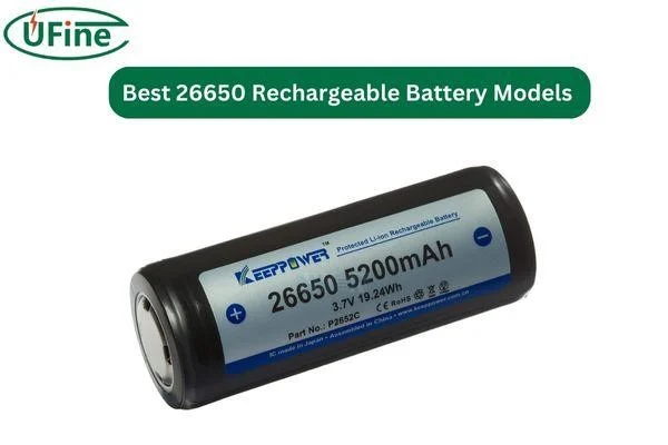 keeppower 26650 rechargeable battery 5200mah