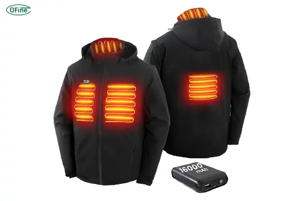 key features to look for in a heated jacket battery