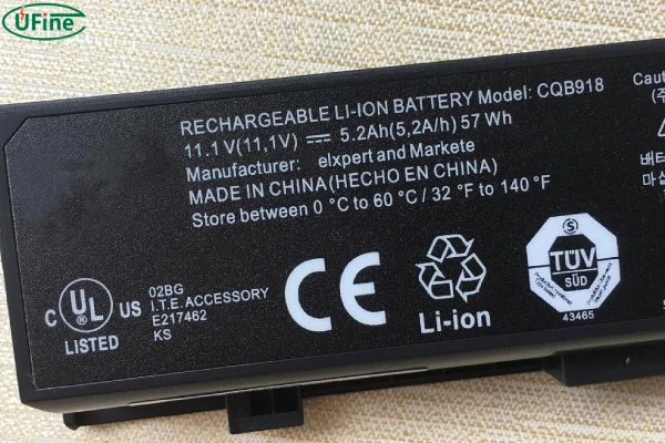 laptop battery specifications
