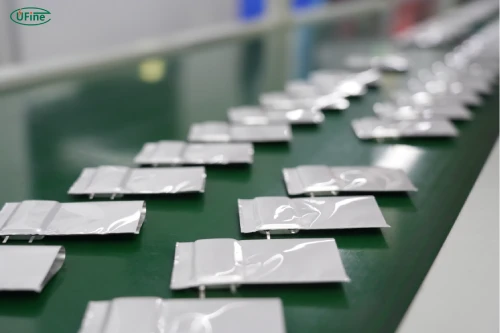 lipo batteries on the assembly line